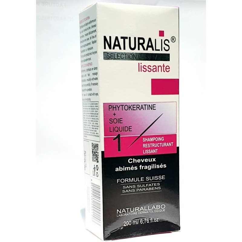 NATURALIS SHAMPOOING LISSANT CHEVEUX ABIMES 200ml