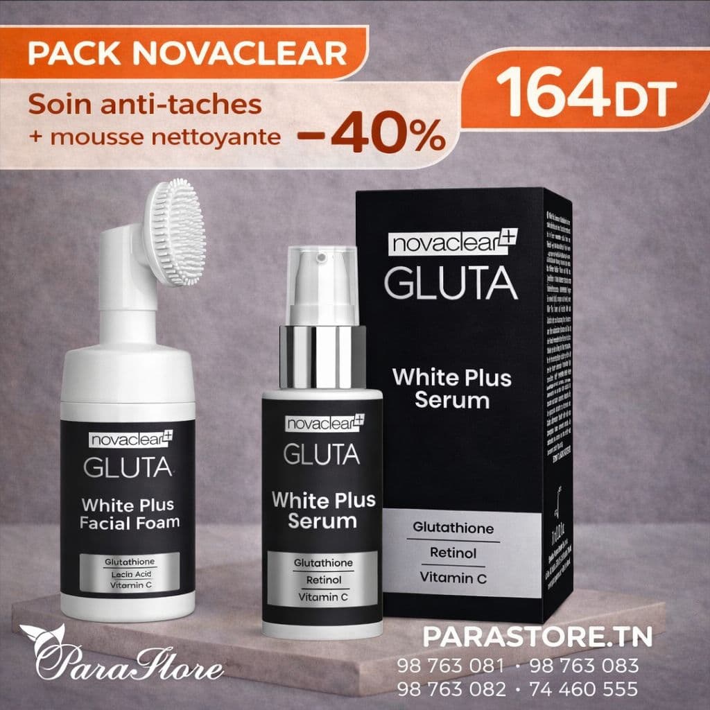 NOVACLEAR PACK DEPI GLUTA SERUM + MOUSSE GLUTA -40%