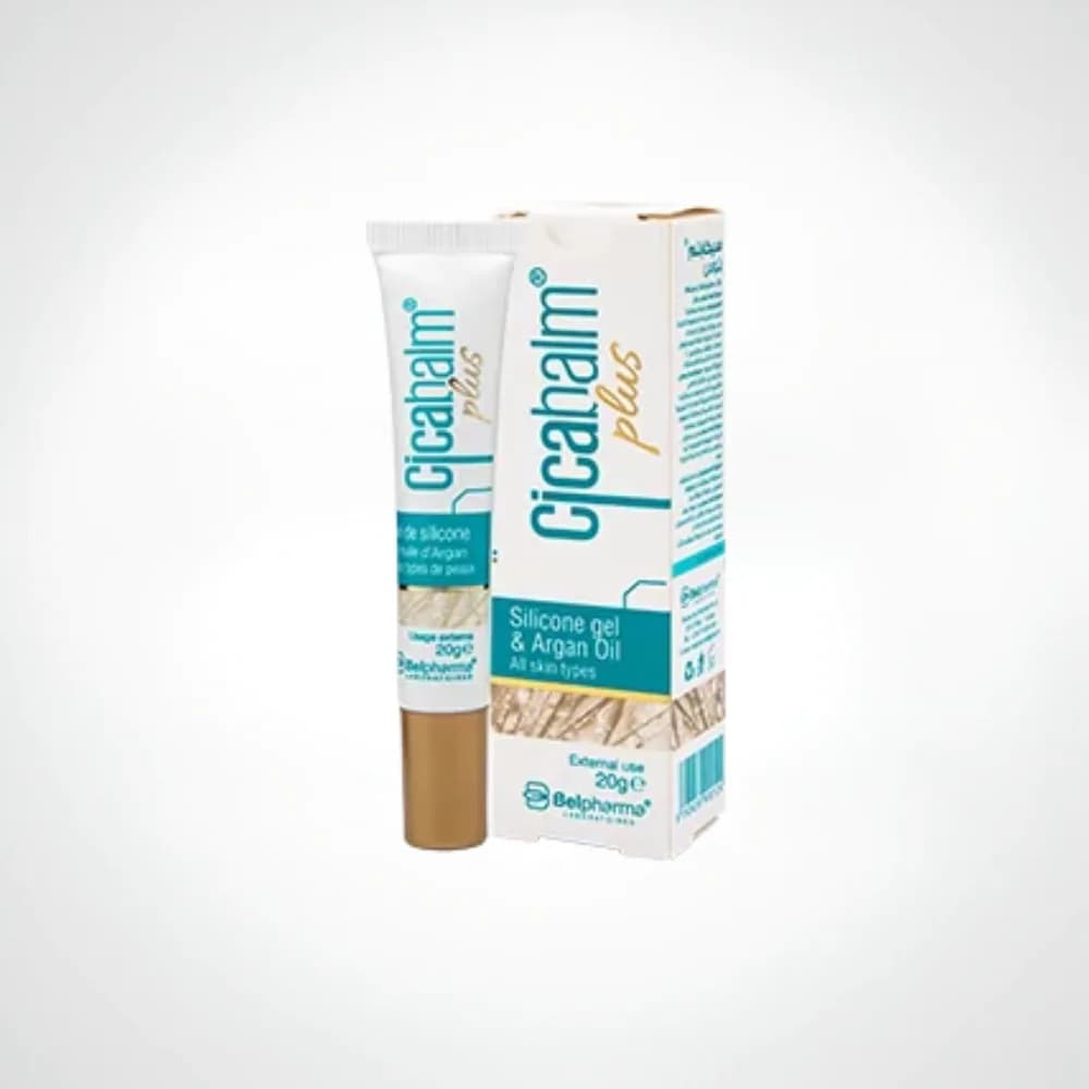 BELPHARMA CICABALM PLUS GEL DE SILICONE ET HUILE D'ARGAN 20GR