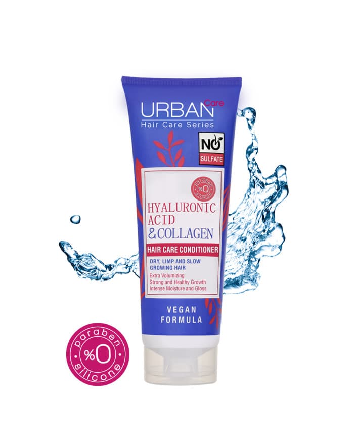 URBAN CARE APRÈS-SHAMPOOING ACIDE HYALURONIQUE & COLLAGÈNE 250ML