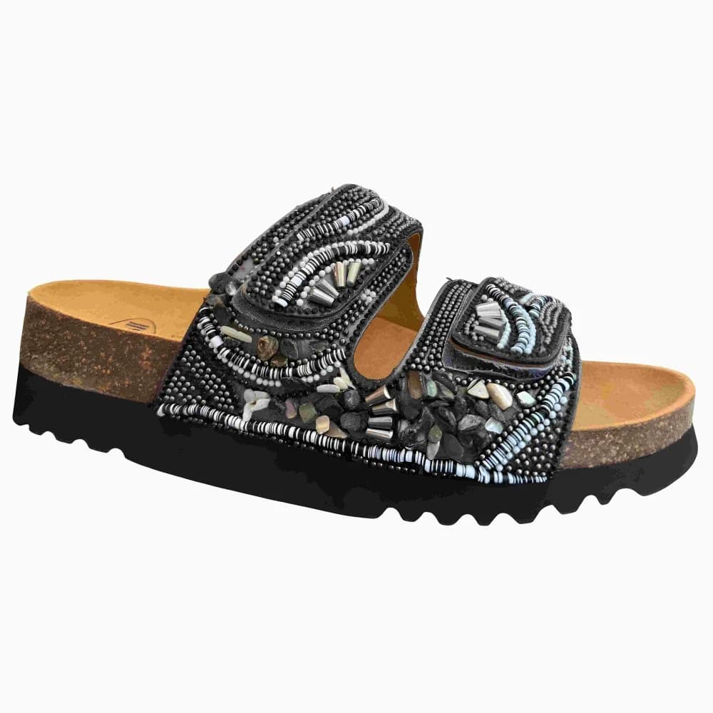 SCHOLL LISBOA 2STRAPS NOIR