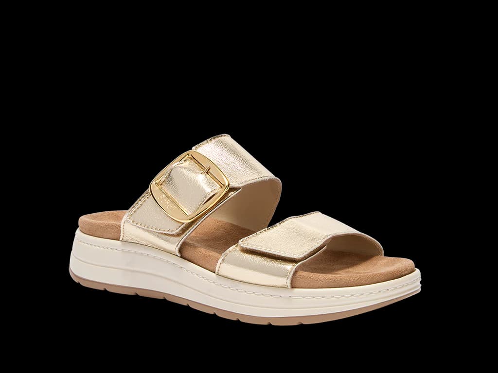 SCHOLL SCILLA 2 STRAPS OR CLAIR