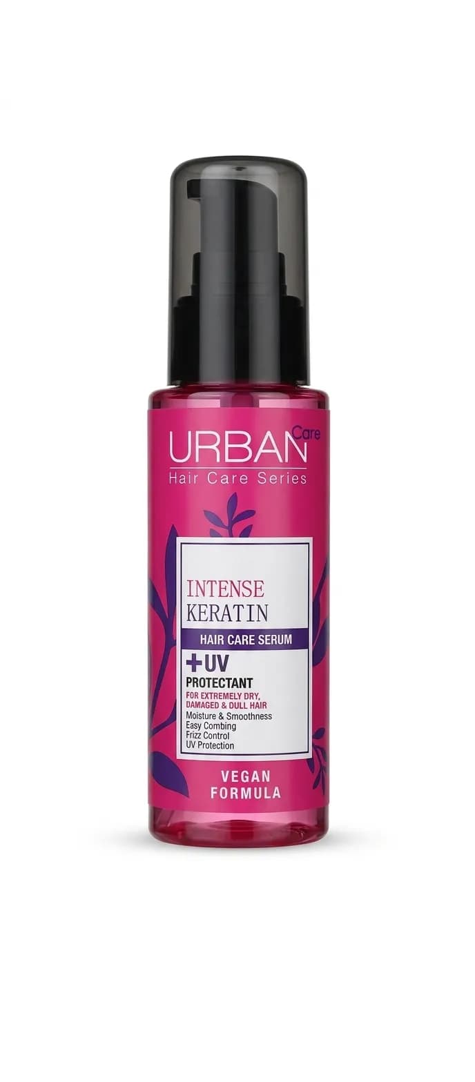 Le sérum capillaire Urban Care Intense Keratin aide à discipliner les cheveux, à réduire les frisottis et à leur apporter douceur et brillance. Il facilite le coiffage et contribue à laisser les cheveux plus lisses et soyeux.