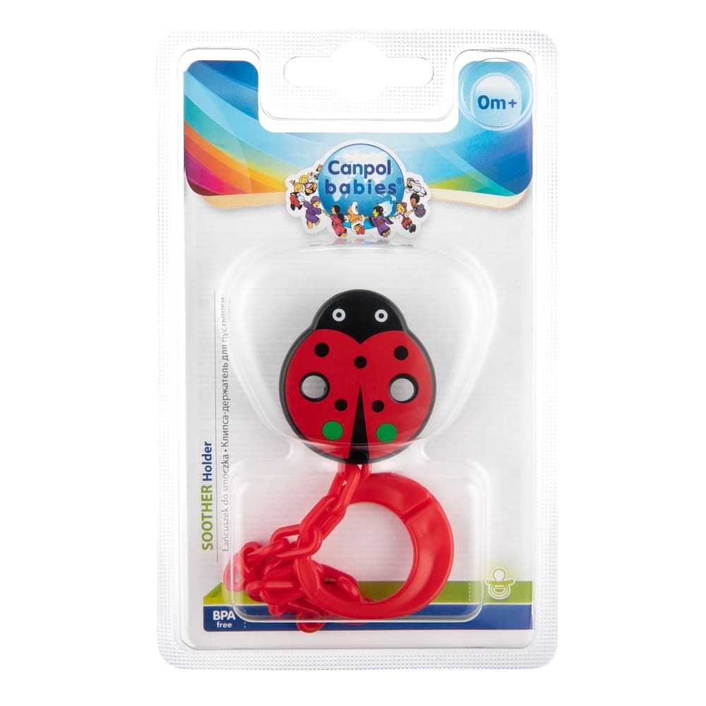 CANPOL ATTACHE SUCETTE COCCINELLE