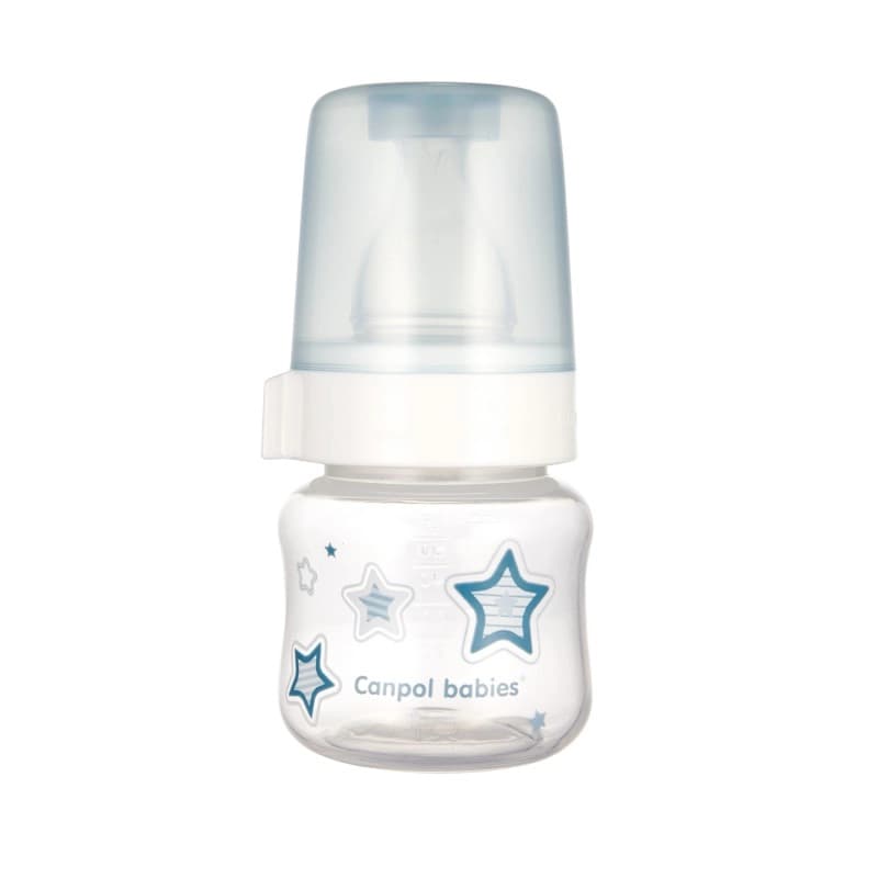 CANPOL BIB 60ML PLASTIQUE BLEU