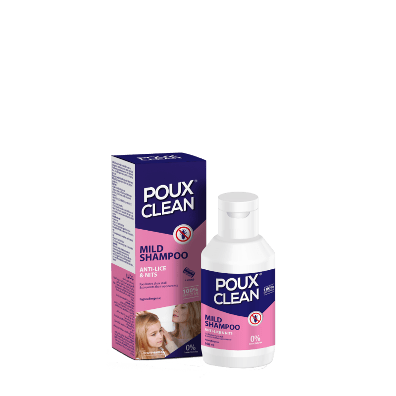 POLYPHARMA POUX CLEAN SHAMPOING DOUX 100ML