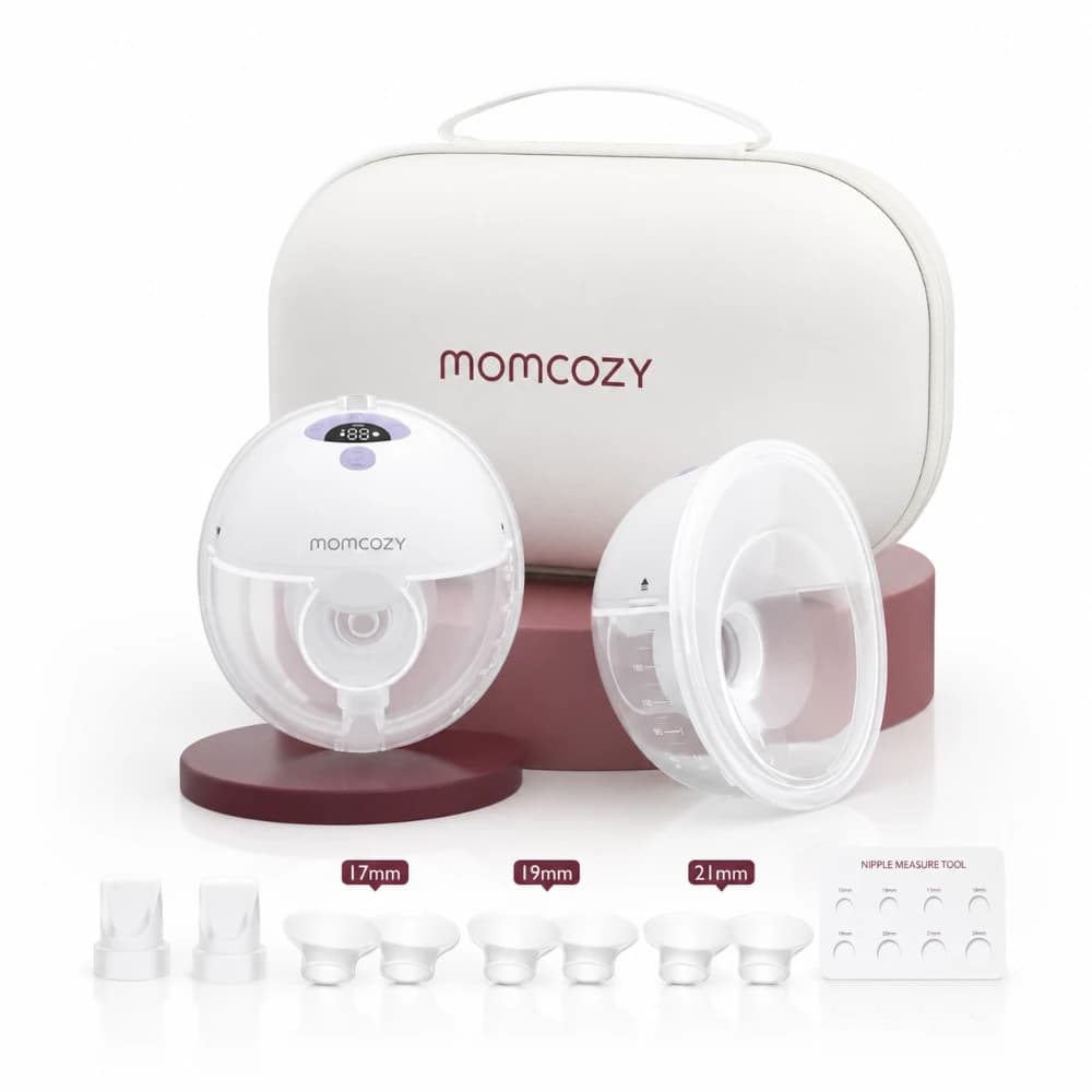 MOMCOSY M5 TIRE LAIT MAINS LIBRE,TIRE LAIT PORTABLE AVEC 5 TAILLES LOT2
