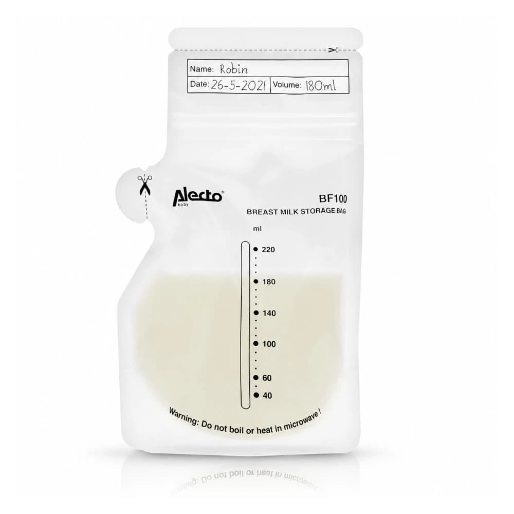 ALECTO SACS LAIT MATERNEL 220ML – 100 SACHETS