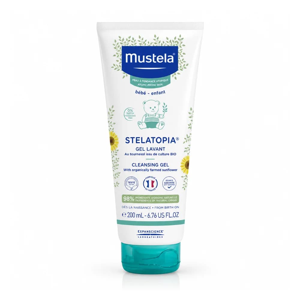Mustela Stelatopia Gel Lavant – Peau Atopique Bébé