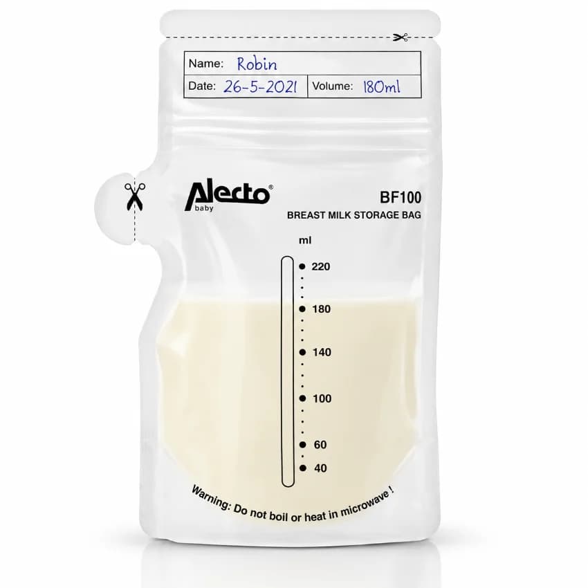 ALECTO SACS LAIT MATERNEL 220ML –15SACHETS