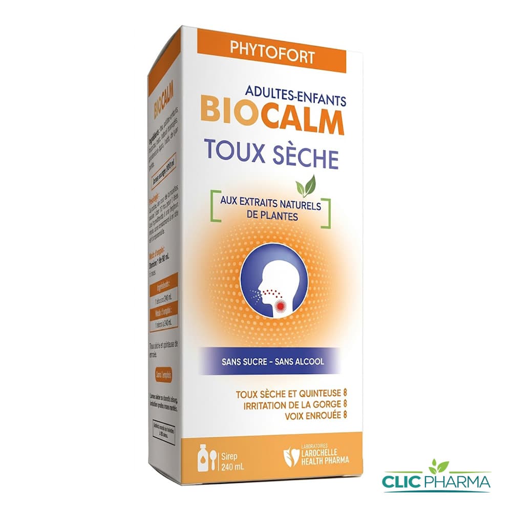 BIOCALM TOUX SECHE ENFANTS ADULTES 200ML