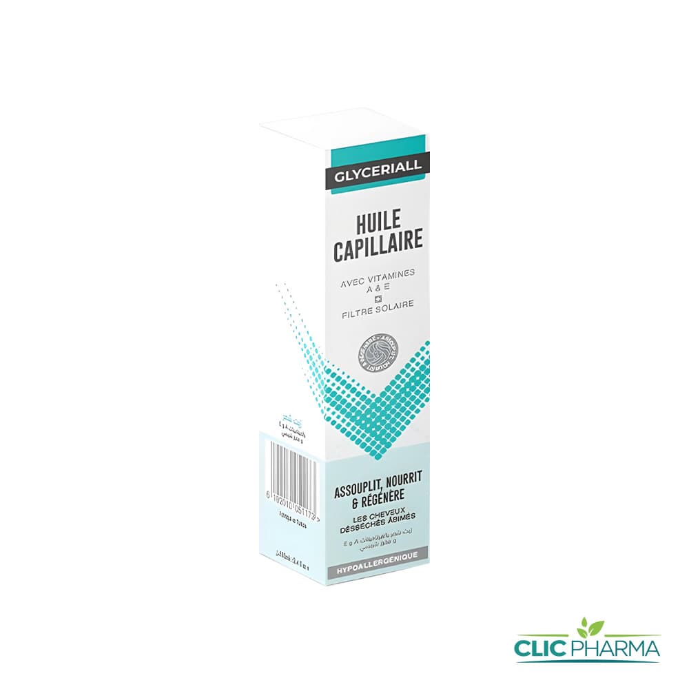 GLYCERIALL HUILE CAPILLAIRE + VITAMINES A/E 100ML