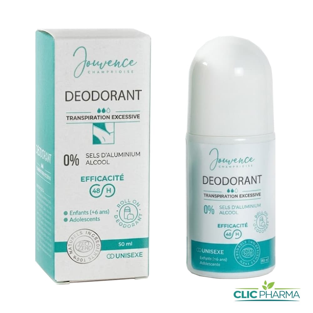 JOUVENCE DEODORANT TRANSPIRATION EXCESSIVE ROLL-ON 48H 50ML