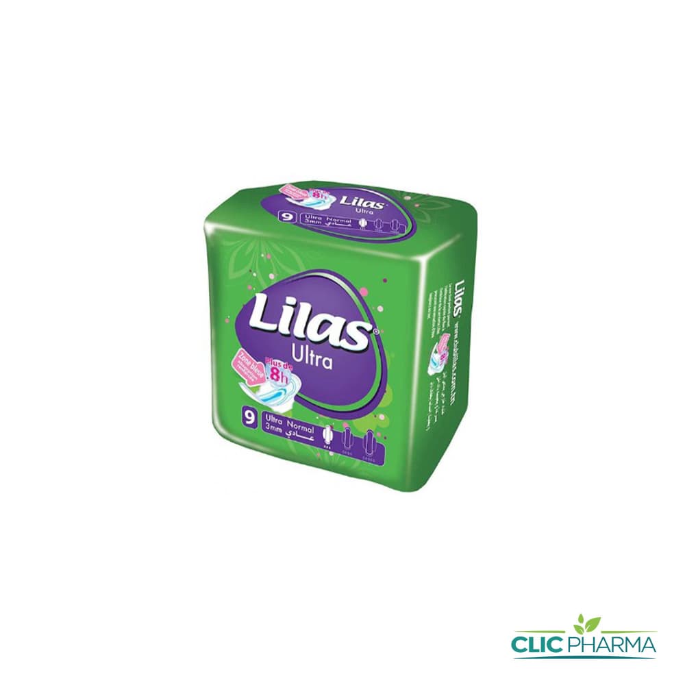 LILAS ULTRA NORMAL 3MM (9 SERVIETTES)