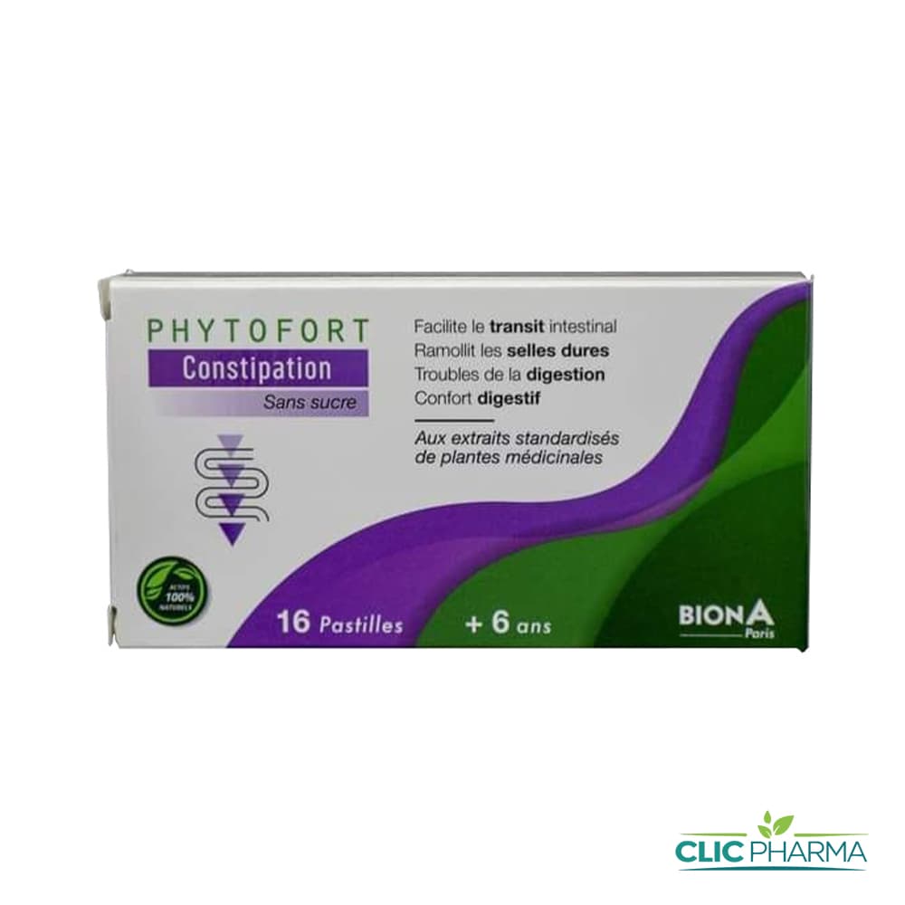 PHYTOFORT CONSTIPATION +6ANS (16 PASTILLES)