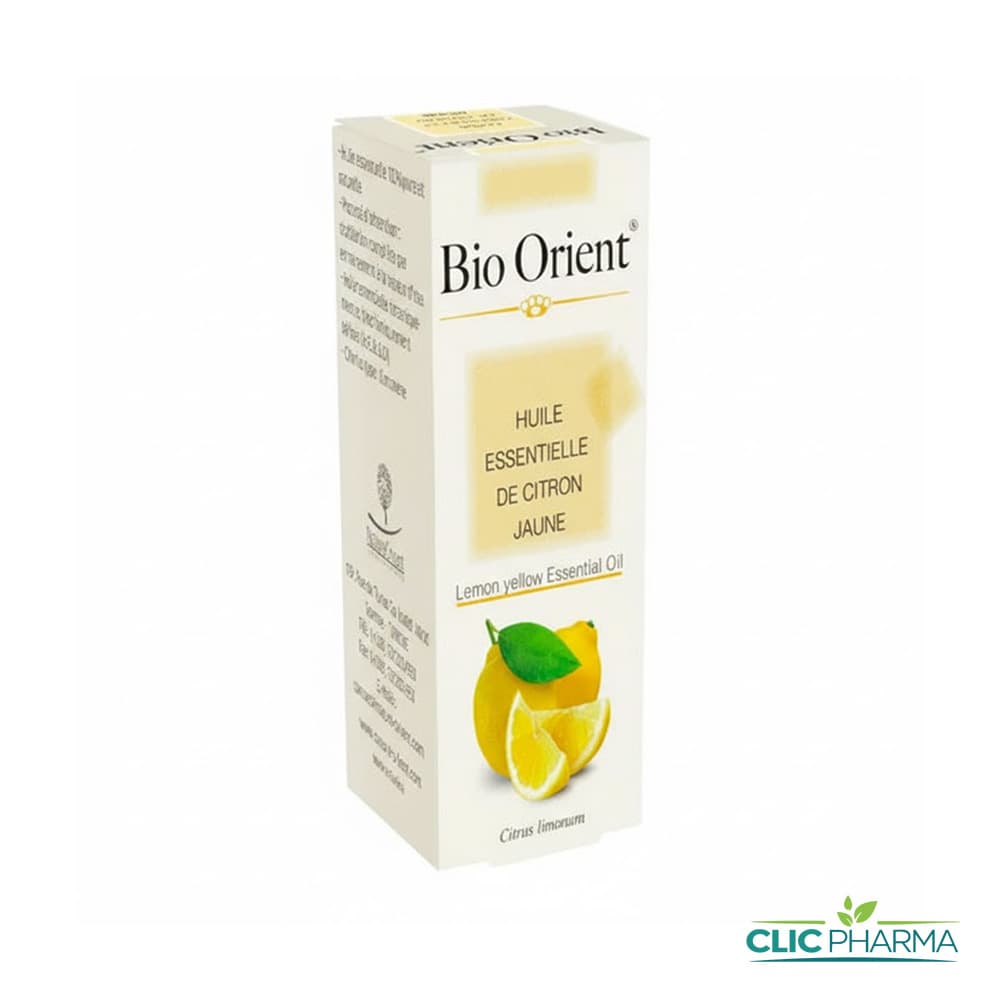 BIO ORIENT HUILE ESENTIELLE DE CITRON JAUNE 10 ML