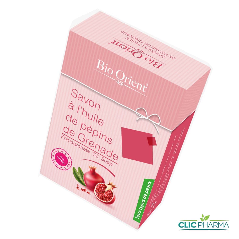 BIO ORIENT SAVON A L’HUILE DE PEPINS DE GRENADE 90g