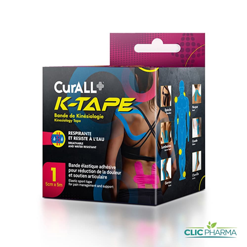 CURALL K-TAPE BANDE KINESIOLOGIE (5cm x 5m)