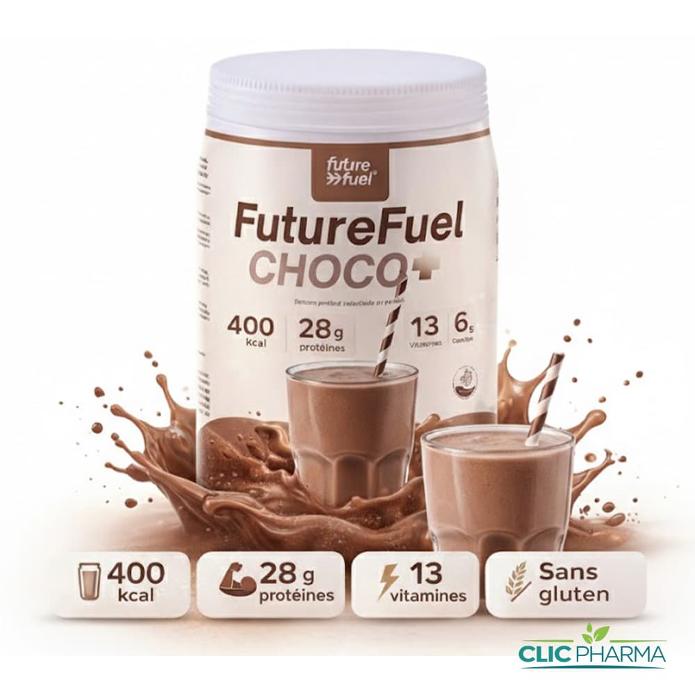 FUTUREFUEL POUDRE PROTEINEE GOUT CHOCOLAT 400GR