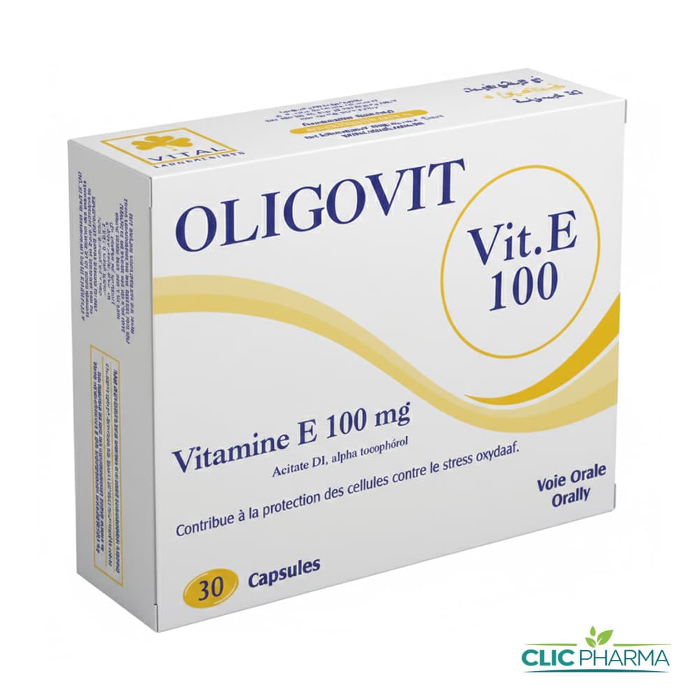 OLIGOVIT VITAMINE E 100mg (30 GELULES)