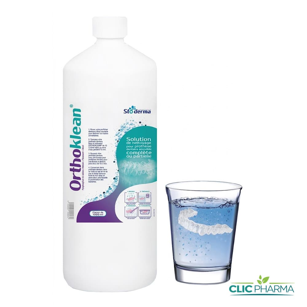 ORTHOKLEAN FLACON 1L (NETTOYAGE PROTHESE)