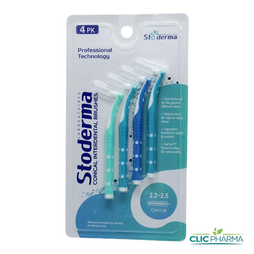 STODERMA BROSSETTES INTERDENTALES 2.2/2.5 (4 BROSSETTES)