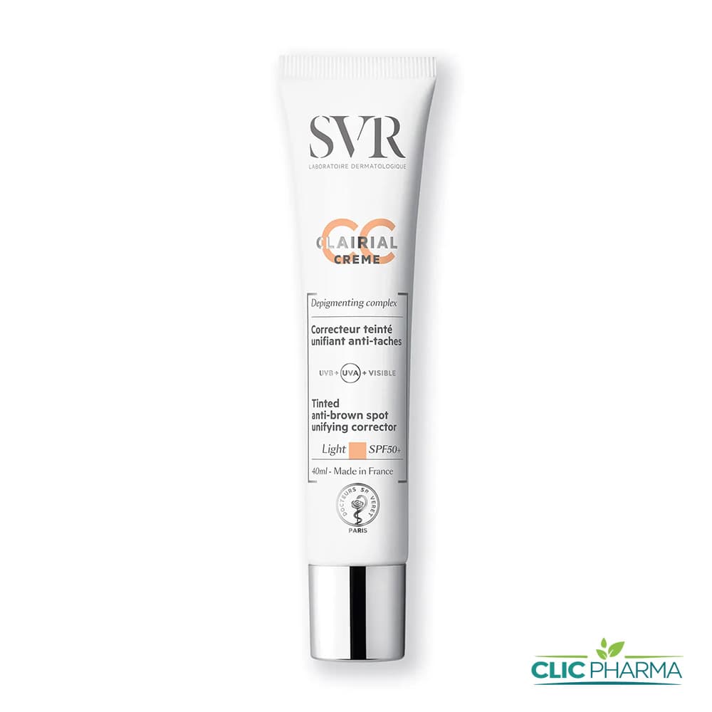SVR CLAIRIAL CC SPF50+ CREME ANTI-TACHES TEINTEE LIGHT 40ML