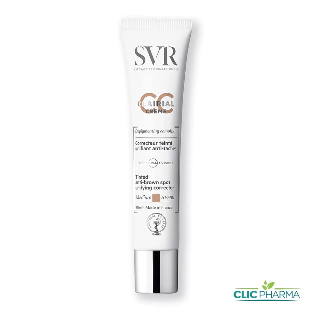 SVR CLAIRIAL CC SPF50+ CREME ANTI-TACHES TEINTEE MEDIUM 40ML