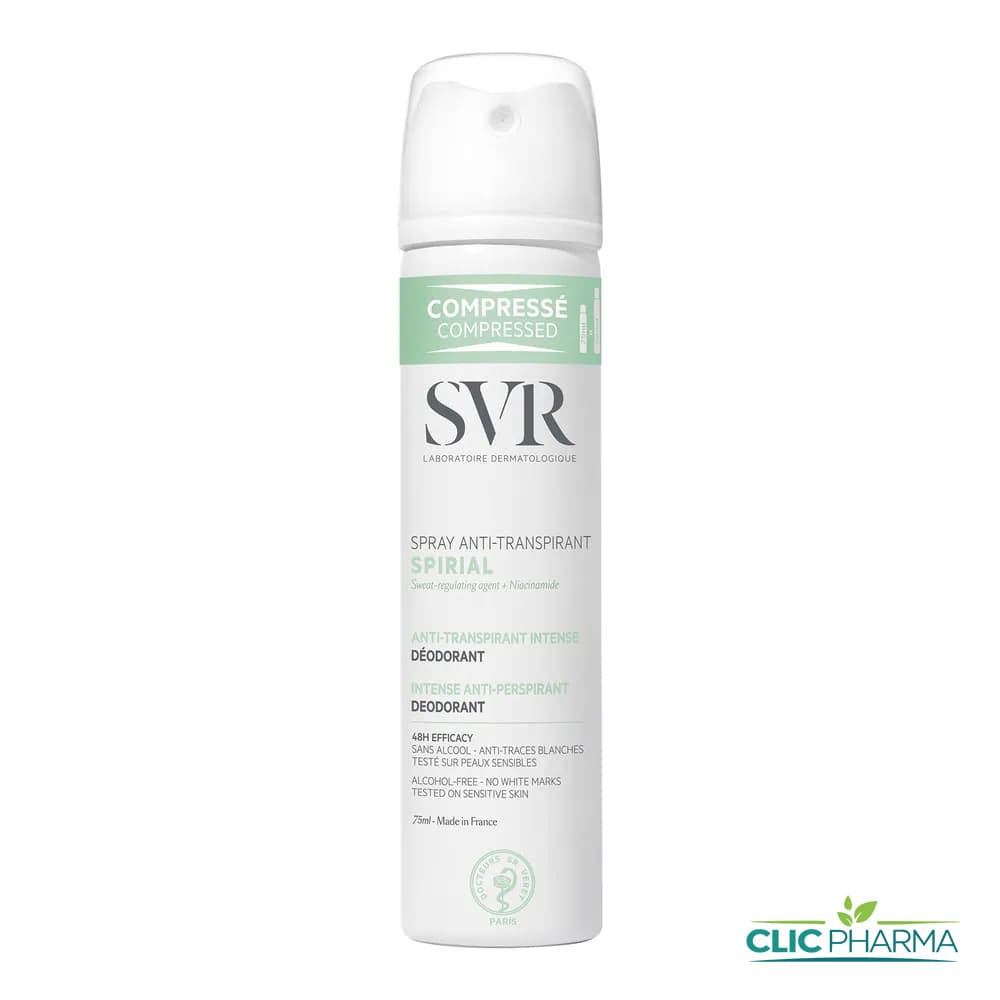 SVR SPIRIAL DEODORANT ANTI-TRANSPIRANT SPRAY 48H 75ML