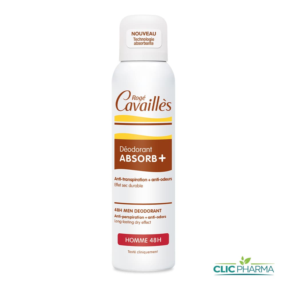 ROGE CAVAILLES DEO ABSORB+ HOMME SPRAY 150ML