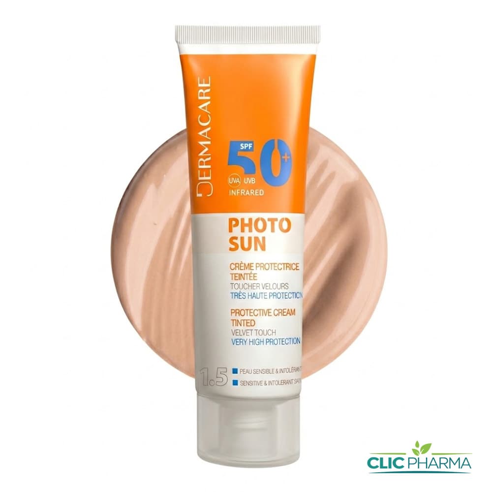 DERMACARE PHOTOSUN CREME PROTECTRICE TEINTEE 1.5 SPF50+ 50ML