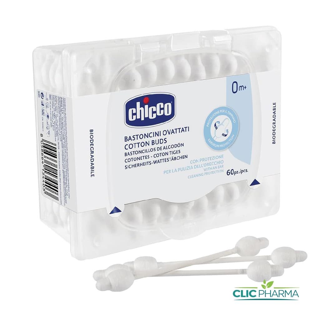CHICCO BATONNETS AVEC PROTECTION (BOITE DE 60)