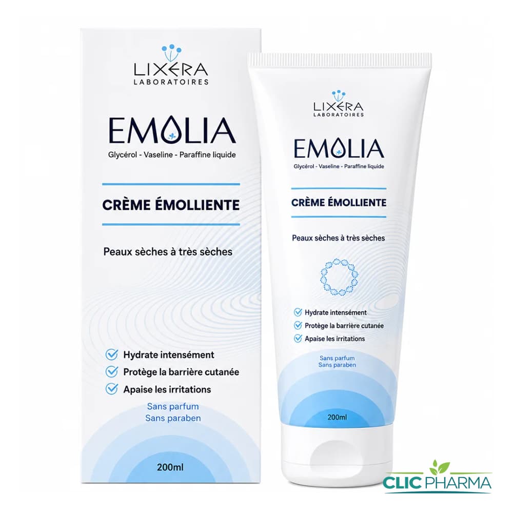 LIXERA EMOLIA CREME EMOLLIENTE PEAUX SECHE 200ML