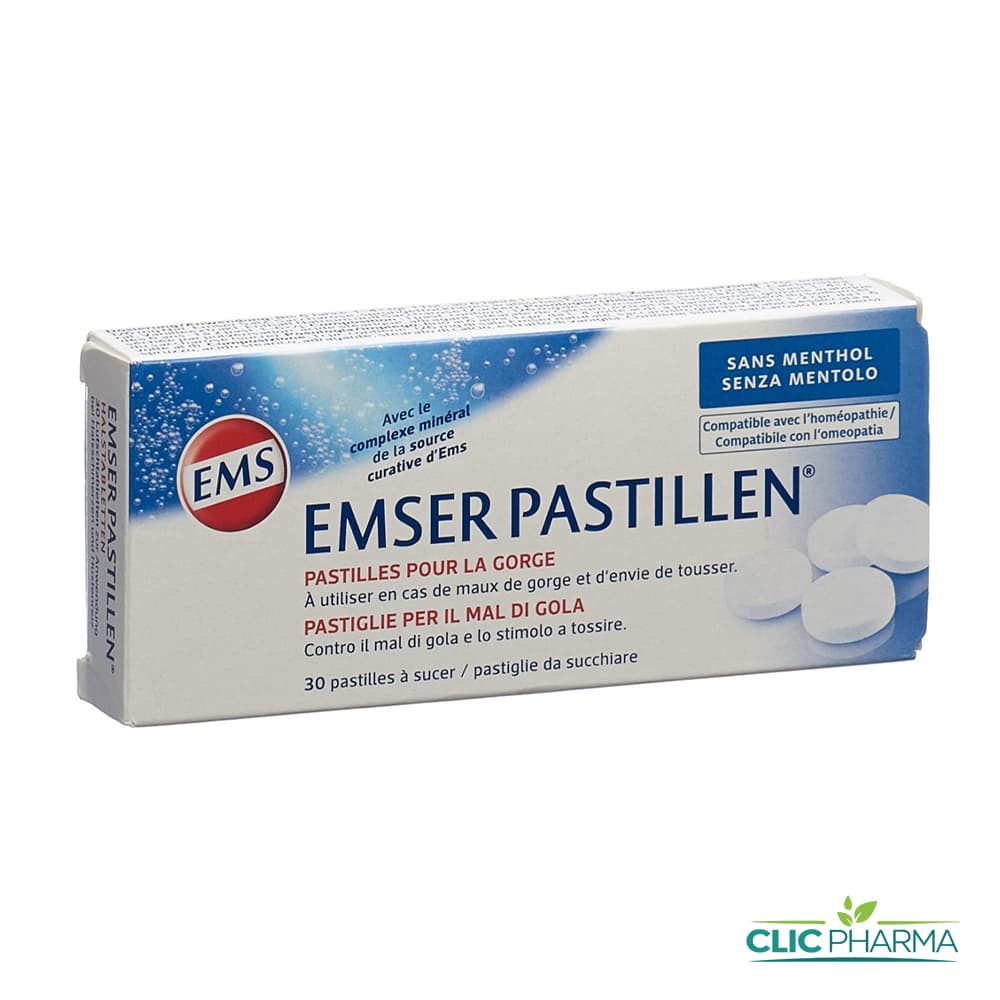 EMSER PASTILLEN SANS MENTHOL (30 COMPRIMES)