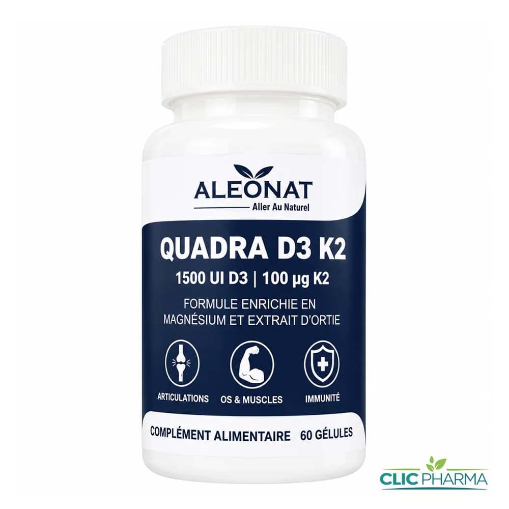 QUADRA D3 K2 (60 GELULES)