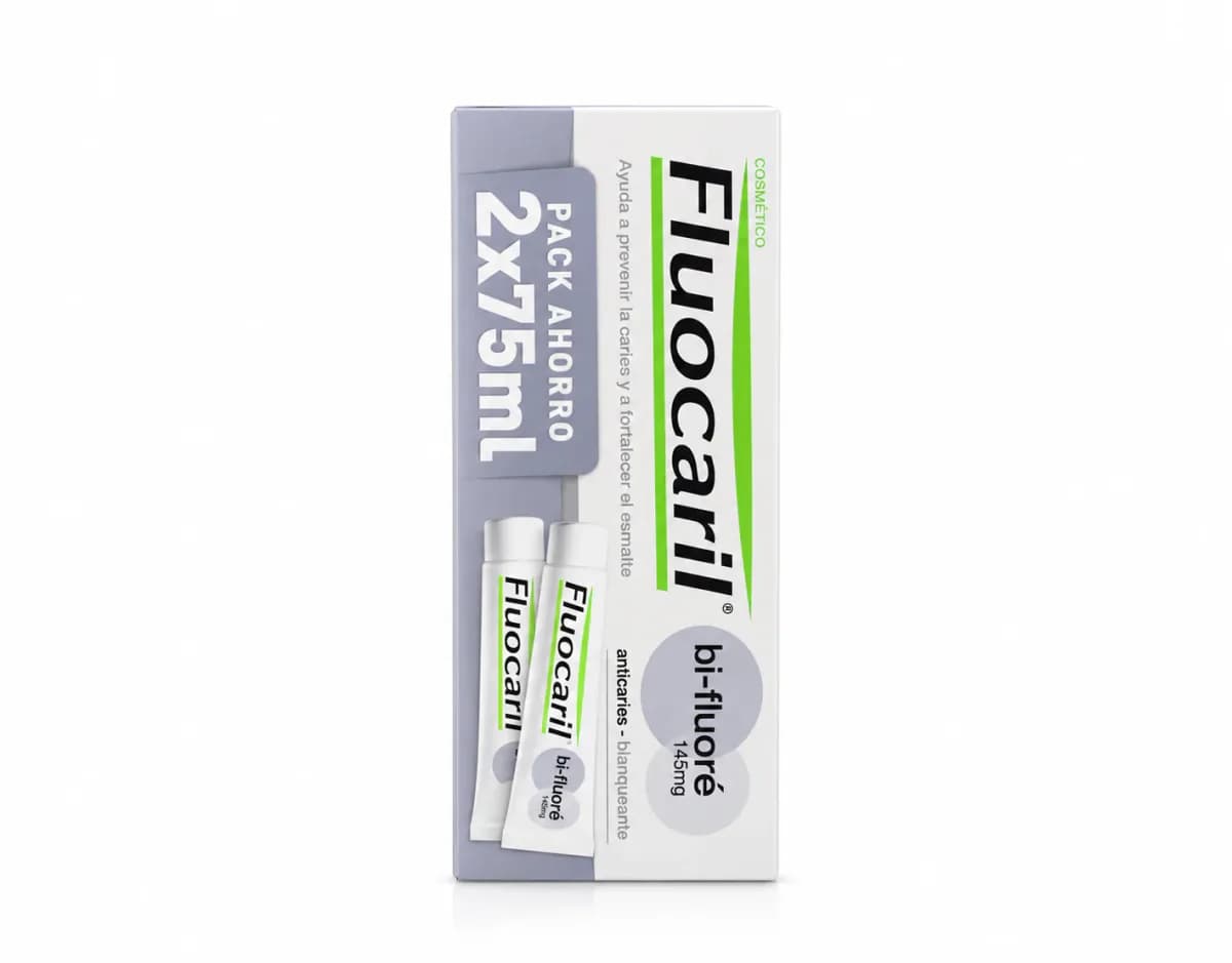 FLUOCARIL DENTIFRICE BI-FLUORÉ 145 MG ANTI-CARIES BLANCHEUR LOT DE 2