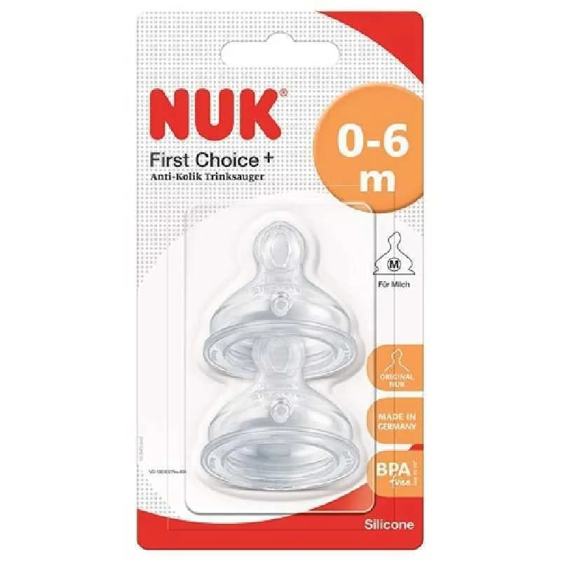 NUK TETINE FIRST CHOICE 0-6M TAILLE M B/2