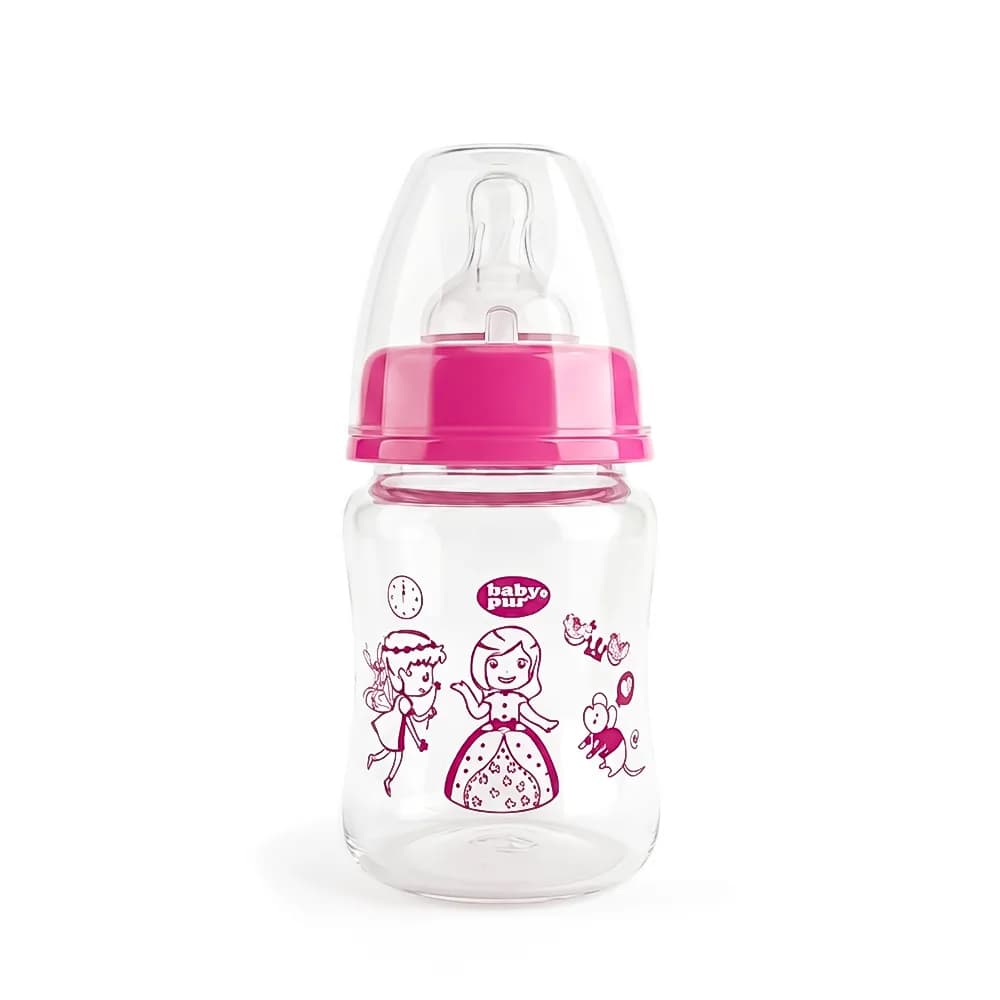 Baby Pur Biberon en Verre Col Large 150 ml Ref 76505