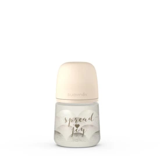 Biberon Tétine Symétrique SX Pro débit lent Spread the joy 150 ml de Suavinex