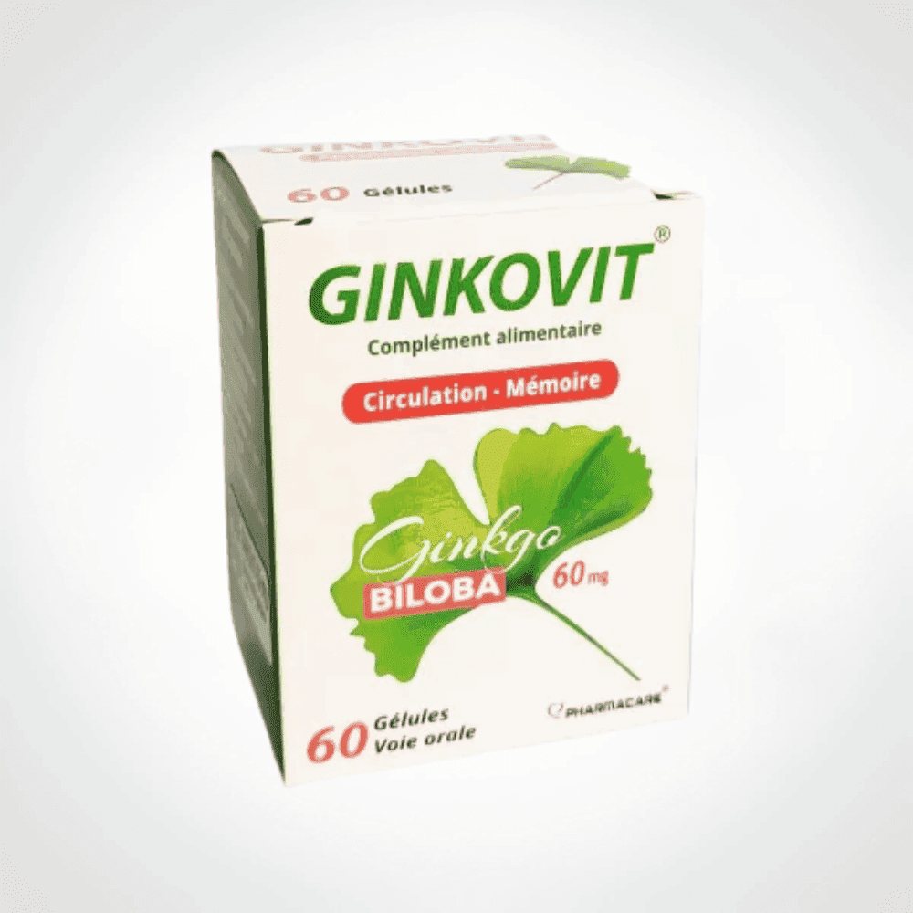 GINKOVIT Circulation Mémoire 60 Gélules