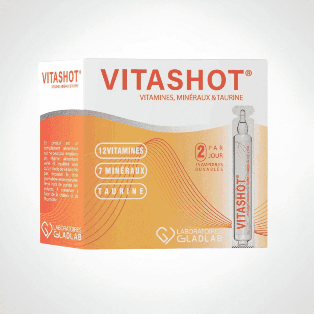 VITASHOT 12 Vitamine et Minéraux 15 Ampoules