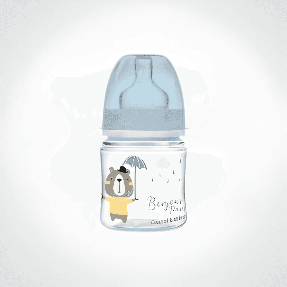 CANPOL BABIES BIBERON ANTICOLIQUE BLEU 120ML