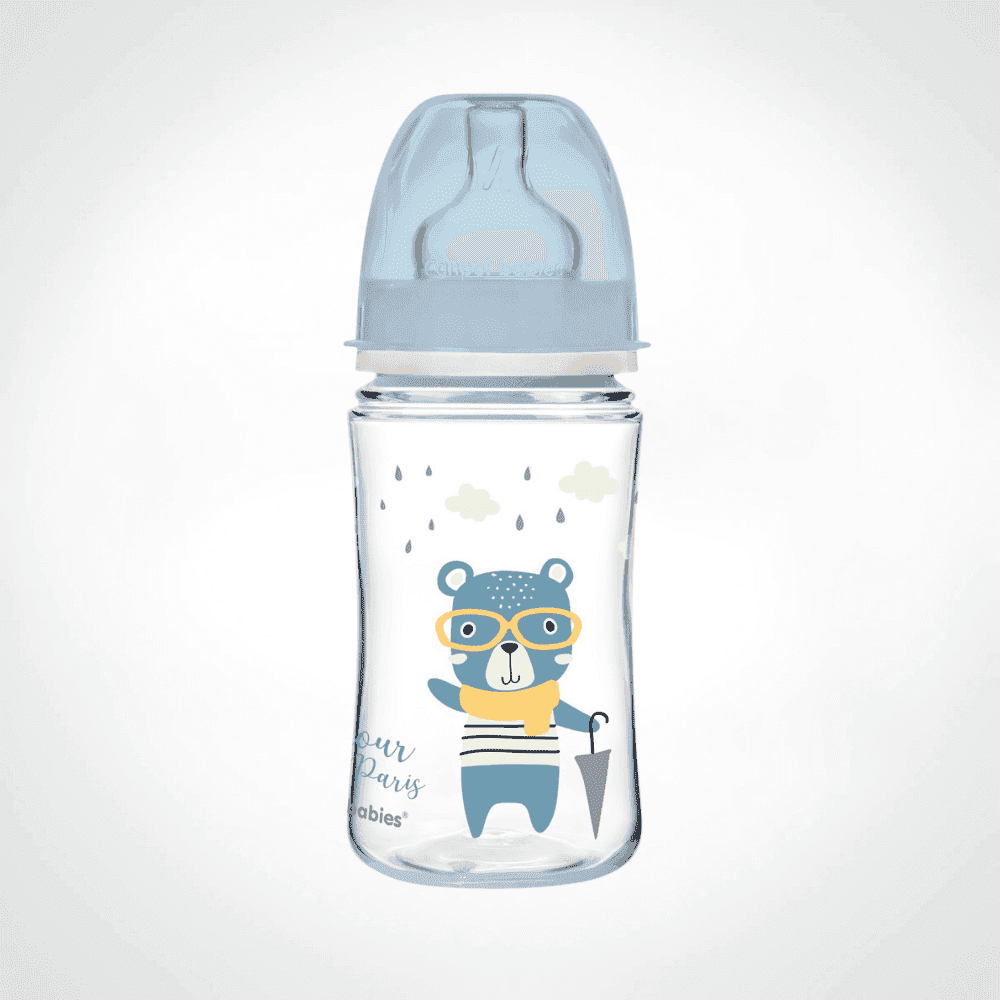 CANPOL BABIES BIBERON PC ANTICOLIQUE BLEU 240ML