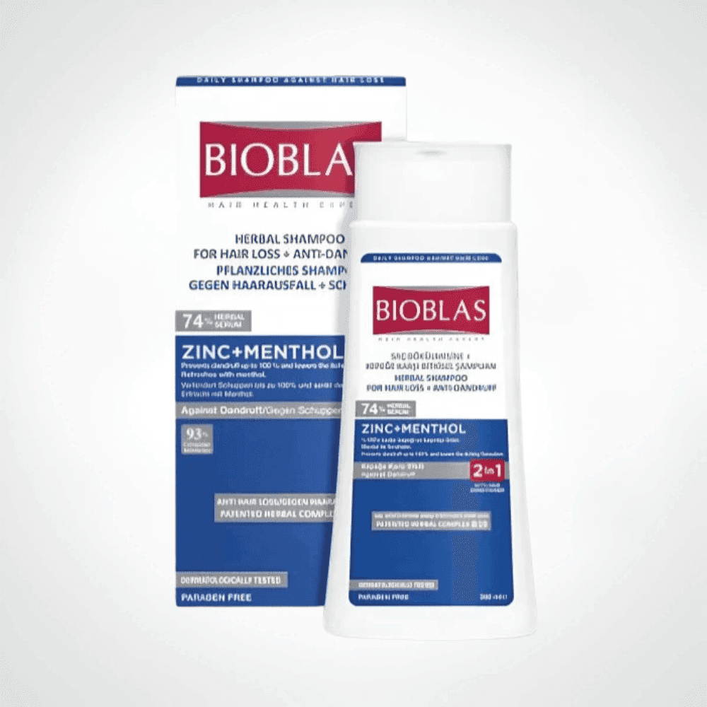 BIOBLAS HERBAL SHAMPOING ZINC+MENTHOL 360ML