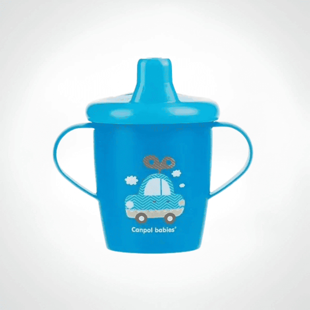 CANPOL BABIES TASSE ANTI DEVERSEMENT 250ML BLEU