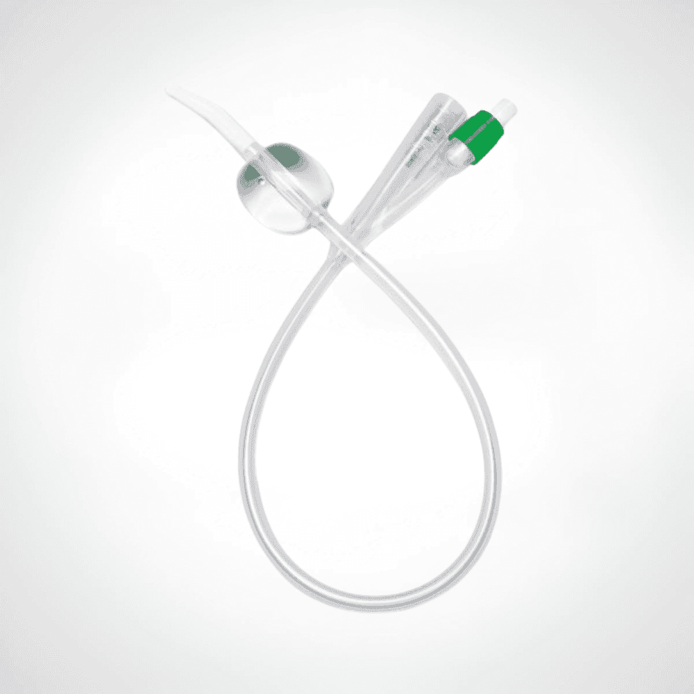 SONDE DE FOLEY 100% SILICONE DOUBLE VOIES