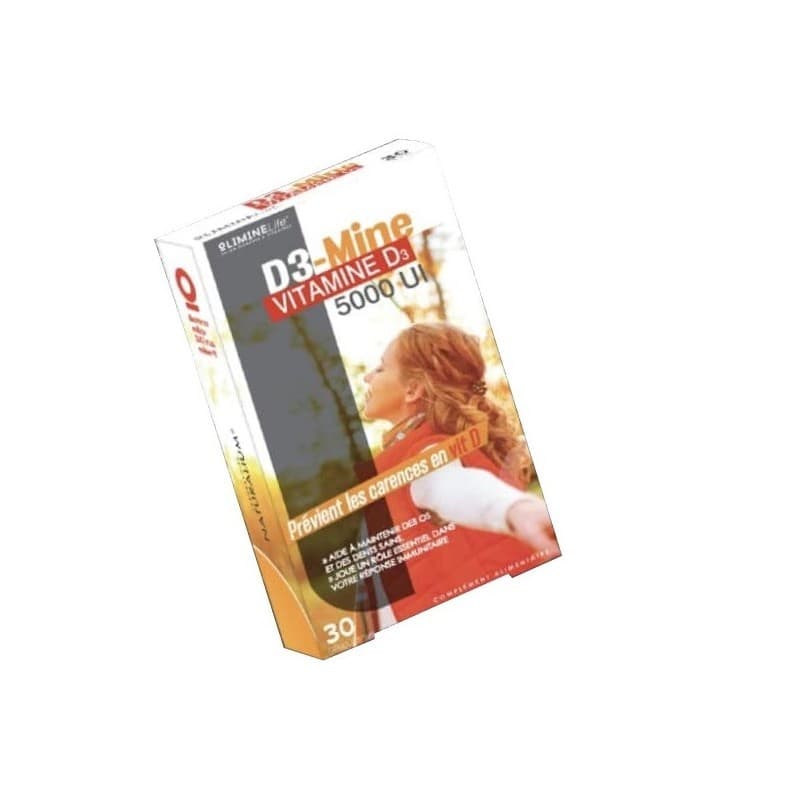 Naturalium D3 MINE 5000 BOITE DE 30 GELULES