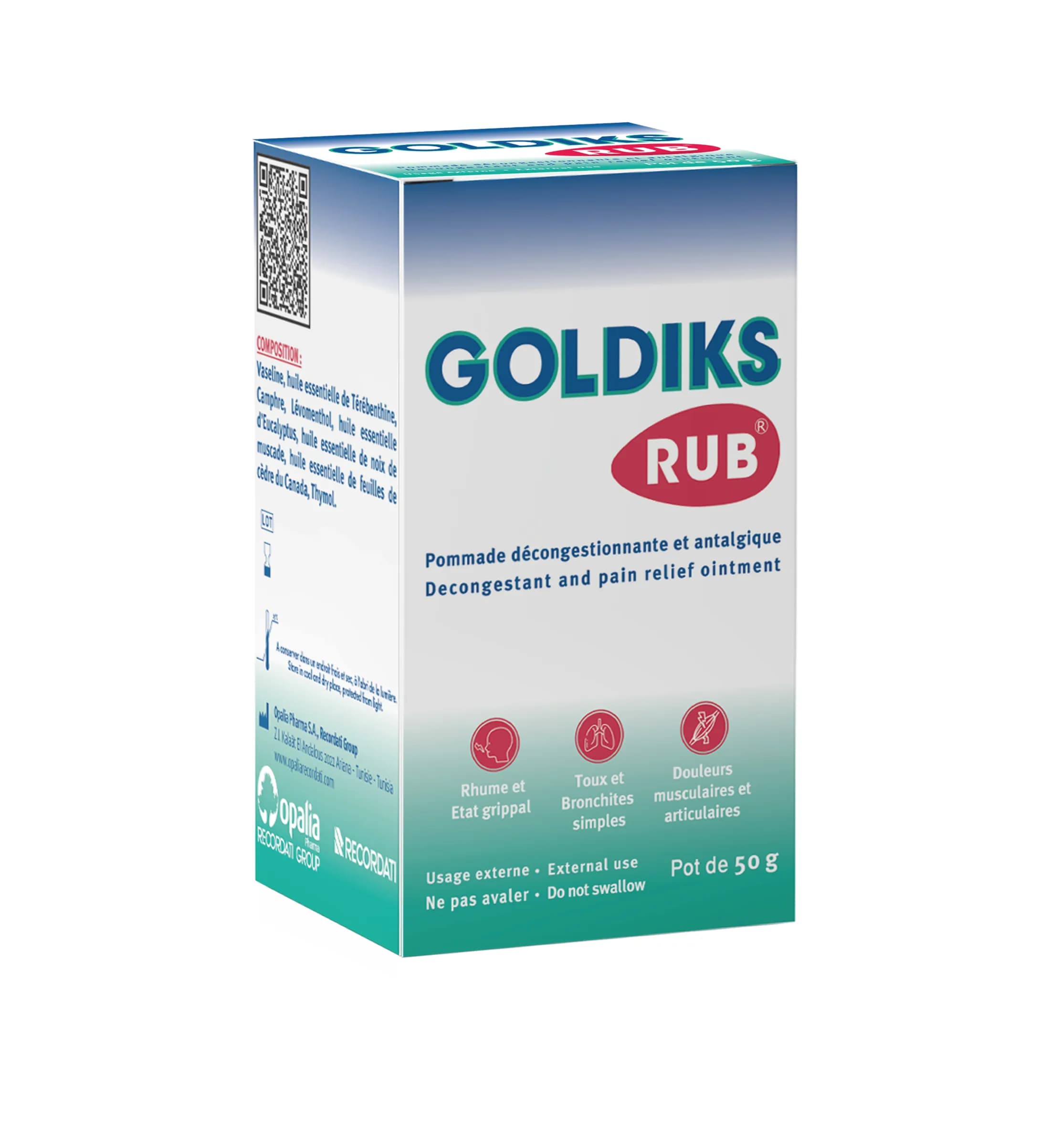 Opalia Goldiks Rub Pot 50GR