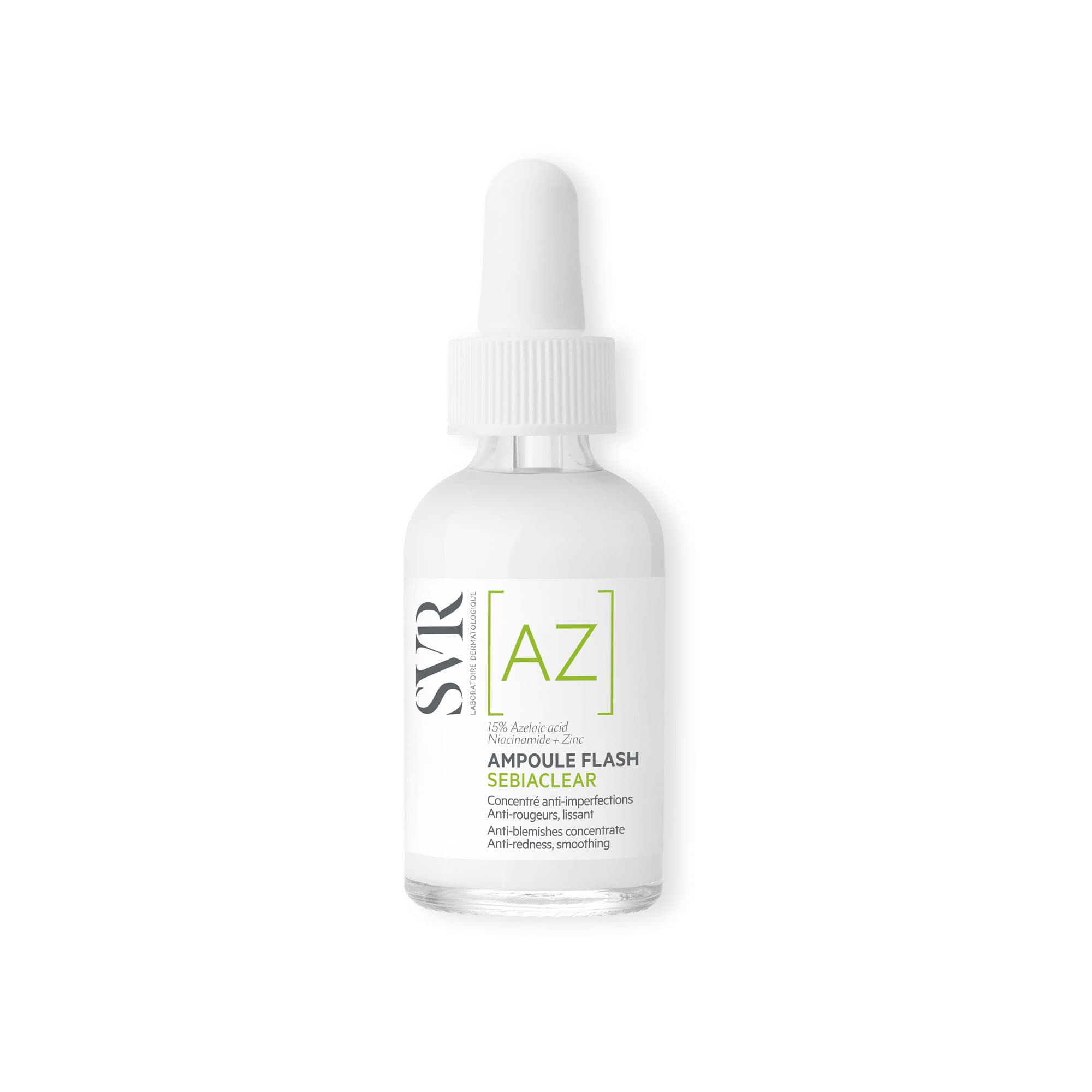 SVR Sebiaclear Ampoule AZ Flash Anti Imperfections 30ML + Gel Moussant 200ML