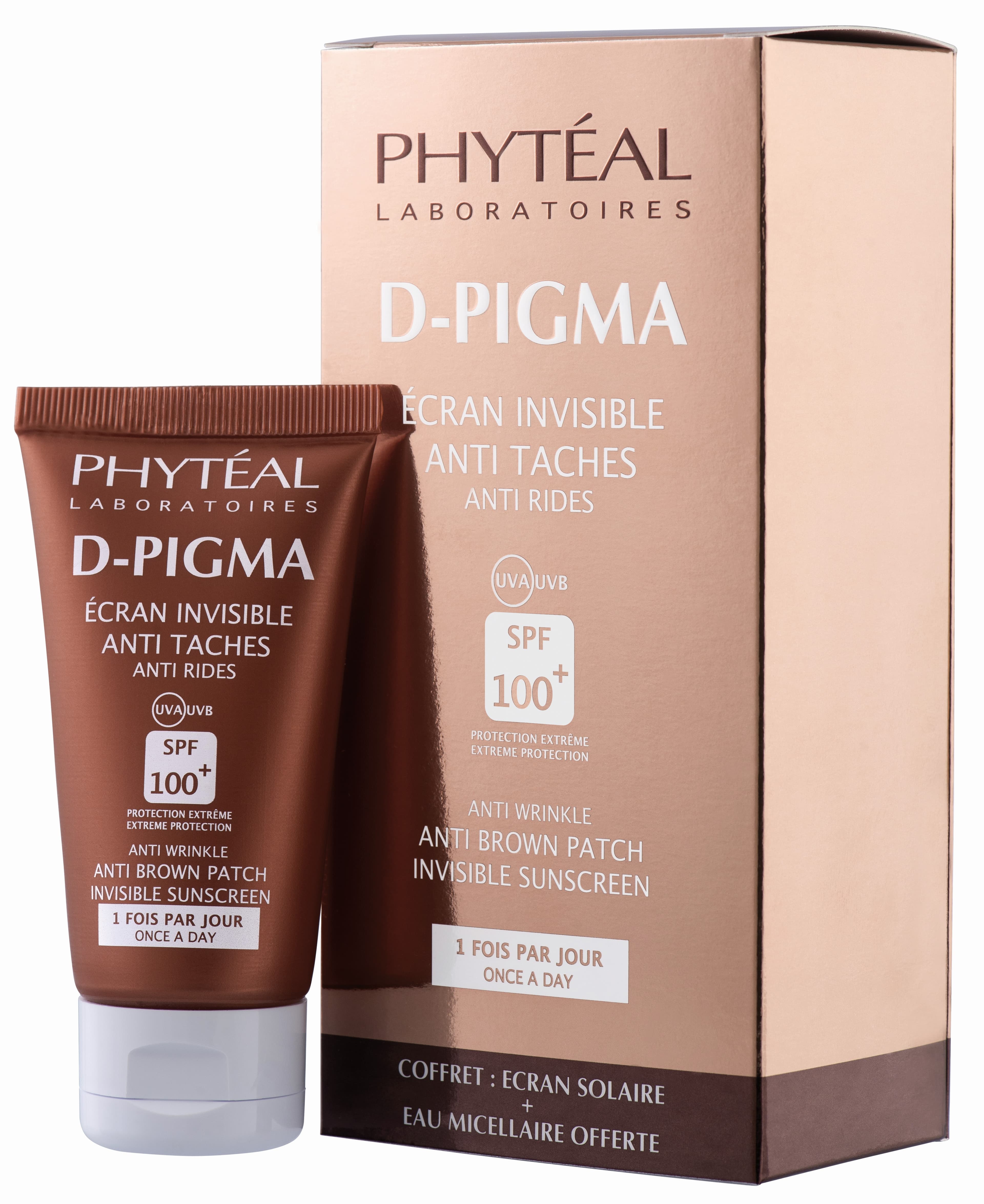 Phyteal Dpigma Ecran Invisible Coffret Spf 100+ 50 Ml+